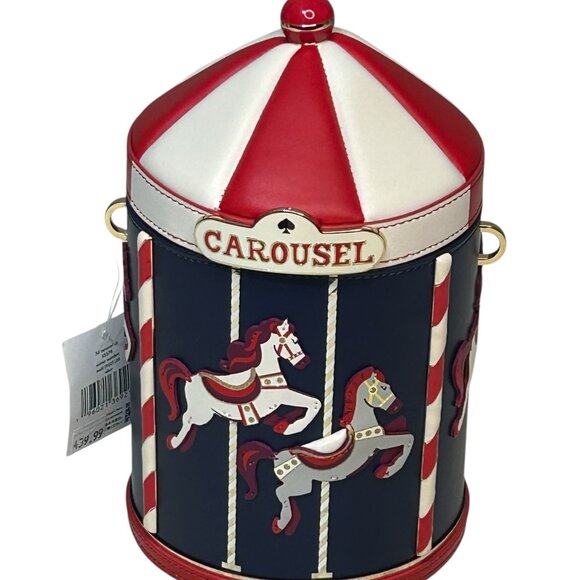 kate spade Handbags - KATE SPADE WINTER WONDERS CAROUSEL 3D CROSSBODY BAG NWT
